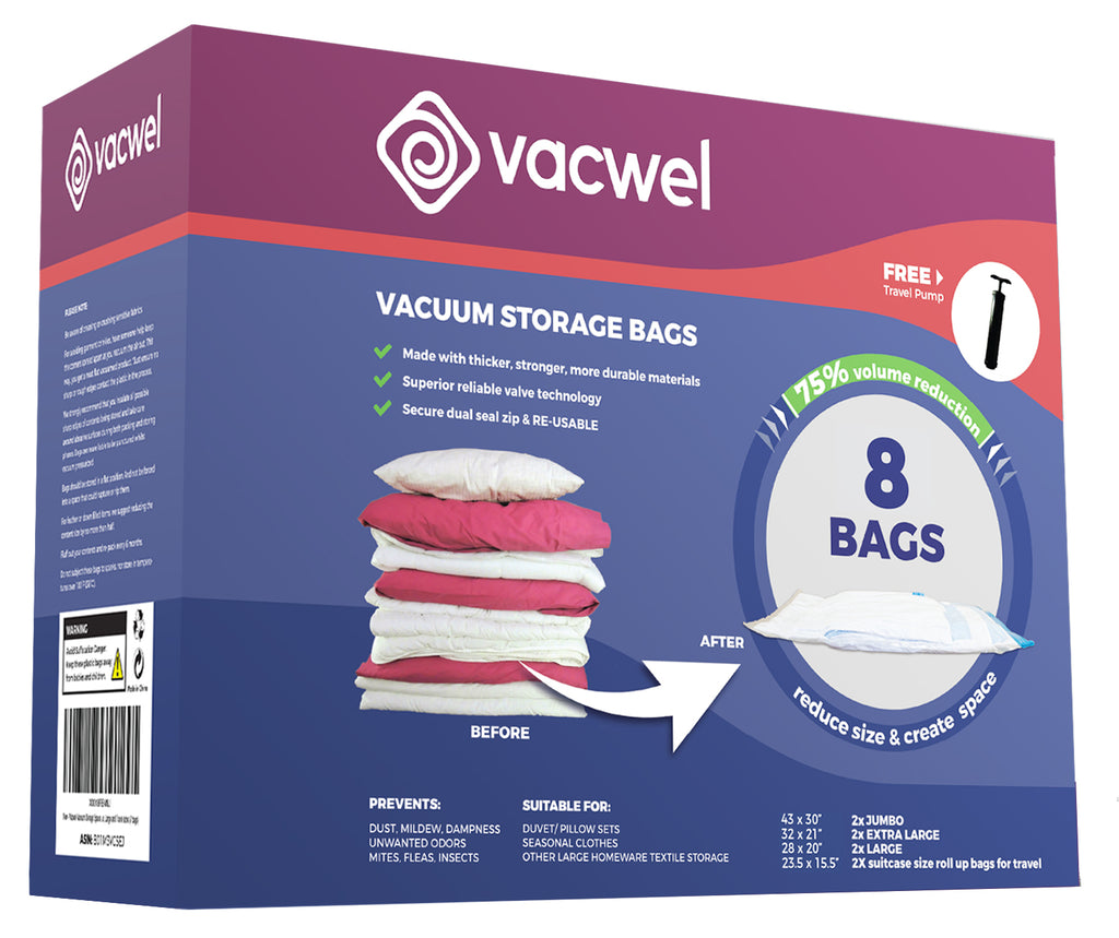 Wiki Reviews rate Vacwel #2 Vacuum Storage Bags Product