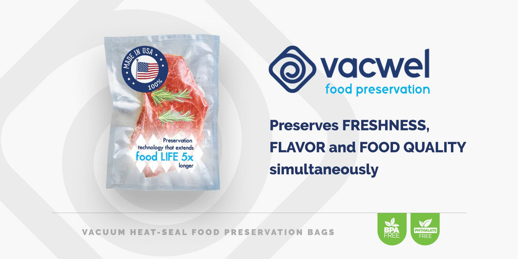 Introducing Vacwel Vacuum Sealer Bags for Food