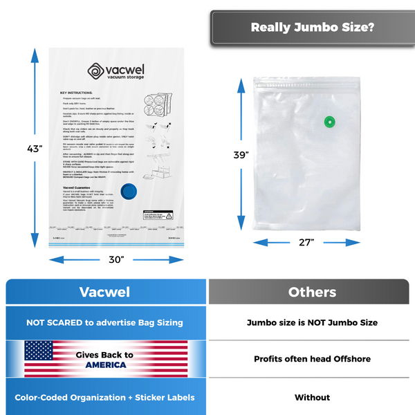 10 Vacuum Storage Bag Variety Pack