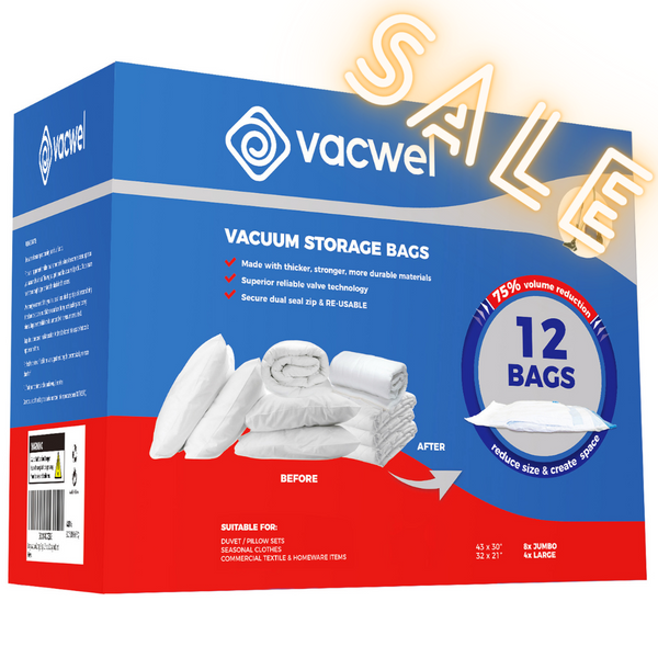 10 Jumbo Vacuum Storage Bags (43 x 30 inch)